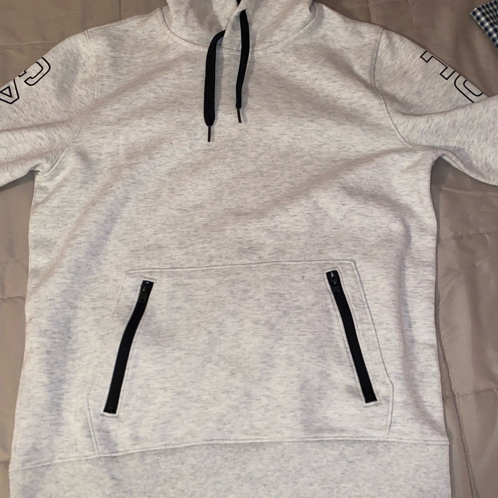 Hollister white hoodie